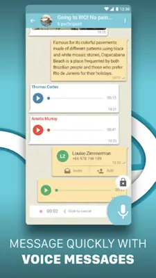 Chat-in Instant Messenger android App screenshot 2