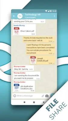 Chat-in Instant Messenger android App screenshot 3